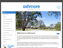Tablet Screenshot of myashmore.com.au
